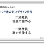 「１０年後のありたい姿」とデザイン思考